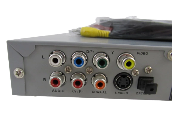 Classic DVD42S DVD Player With Remote and AV Cables Silver-Colored