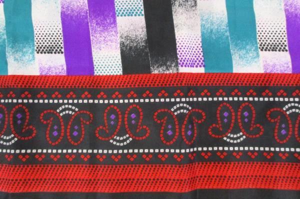 Trade for Freedom Infinity Scarf Satin Purple/Green Red/Black Hand Made