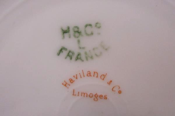 Lot of 3 Saucers by Haviland & Co Antique Schleiger France Limoges Gold Daubs