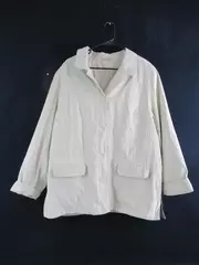 Vintage Avitano Faux Suede Coat Women's Euro 46 Sage Green Good Condition