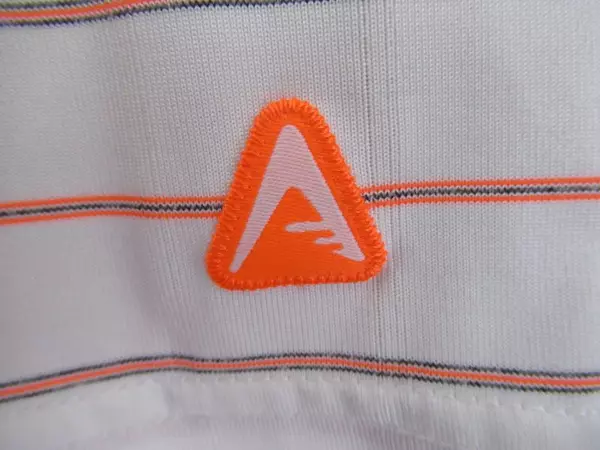 Antigua Desert Dry Neon Orange Striped Polo Shirt Men's Size XL Athletic Active