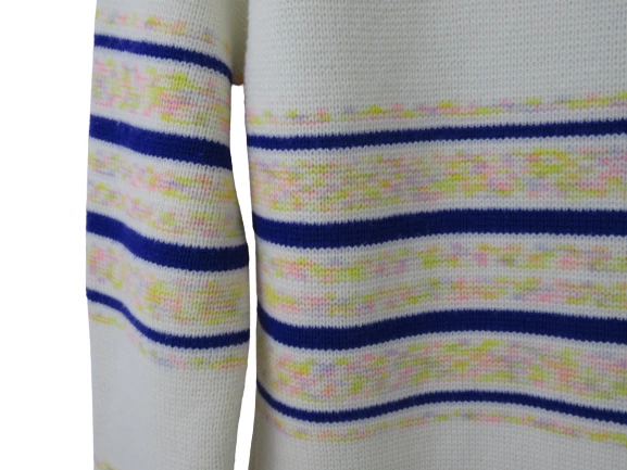 Vintage Hand Full Fashioned Import Hand Loomed Sweater Women's Sz Small Purple