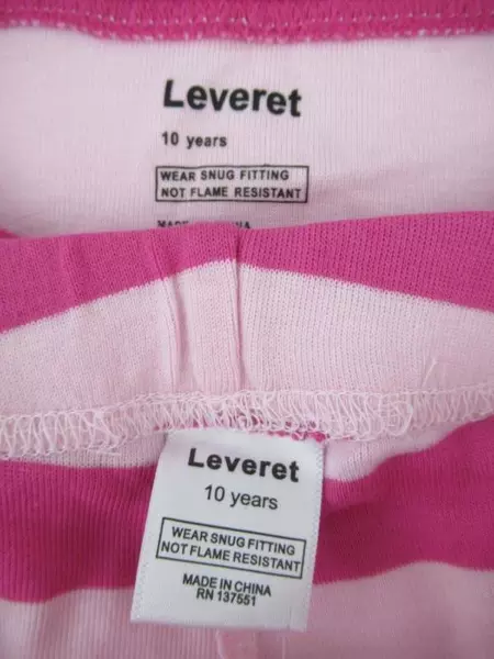 Leveret Girl's 2 Piece Pajama Set Long Sleeve Top Pants Size 10 Years Pink NWT