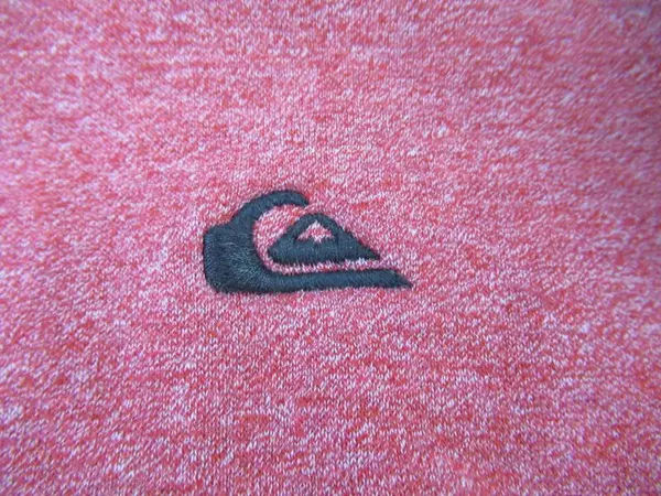Quiksilver Full Zip Hooded Sweater US Kid's Boy's Size 7X Gray Red Logo Fleece