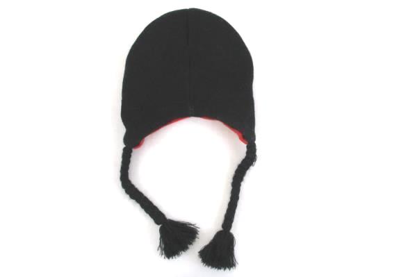 Disney MICKEY MOUSE Laplander Winter Beanie Pom Pom Hat Fleece Lined Knit OS
