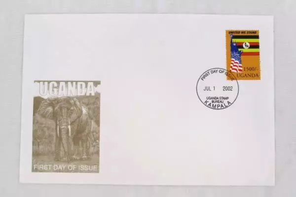 Uganda Tuvalu First Day Covers and Mint Stamps In Original Shipping