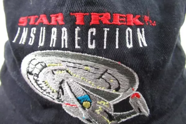 Vintage Head Shots Star Trek Insurrection Embroidered Hat Cap Adjustable Blue