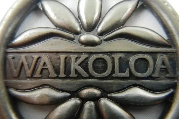 Hawaii Waikoloa King's Beach Course Golf Bag Tag Troon Golf Metal Engraved