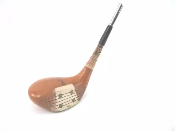 Vintage Bert Dargie Handmade Wood 5 Driver Golf Club Head Memphis Tennessee