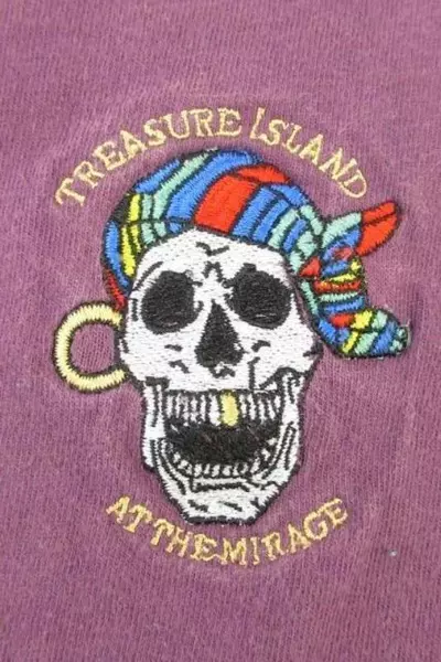 Treasure Island At The Mirage Short Sleeve Shirt Size Adult XXL Purple Las Vegas