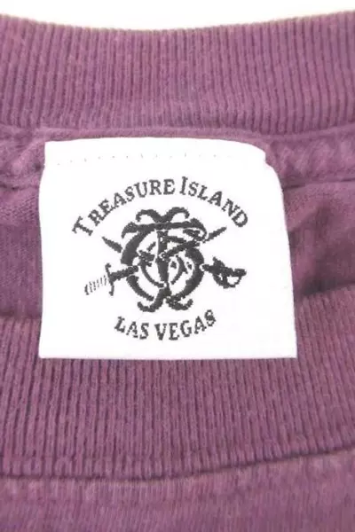 Treasure Island At The Mirage Short Sleeve Shirt Size Adult XXL Purple Las Vegas