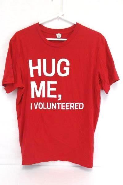 4 College Volunteer T-Shirts Hug Me I Volunteered LuAu 15-16 Grandview Women's L