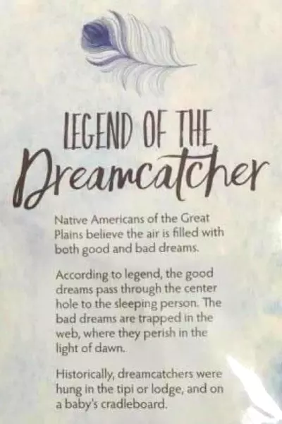 Legend of the Dream Catcher St Joseph's Indian School Good Bad Dreams Feathers