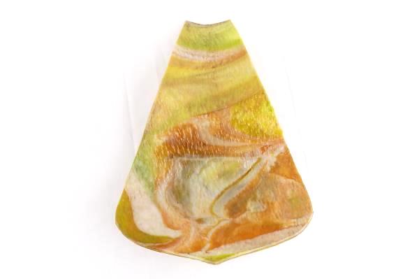 Marbled Glass Light Shade Replacement Pieces DIY Green Brown