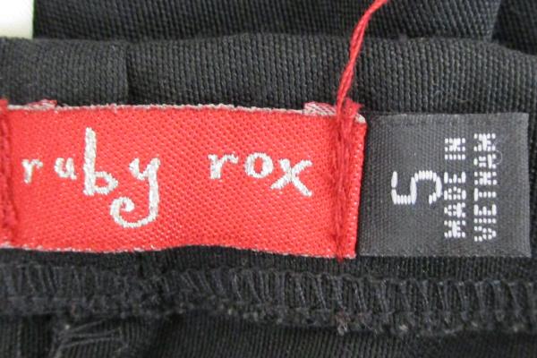 Ruby Rox Junior's Size 5 Black Strapless Dress White Satin Trim/Sash Tulle Skirt