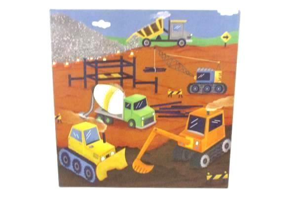 Oopsy Daisy Too Fine Art For Kids "Build It" Canvas Wall Art Boys