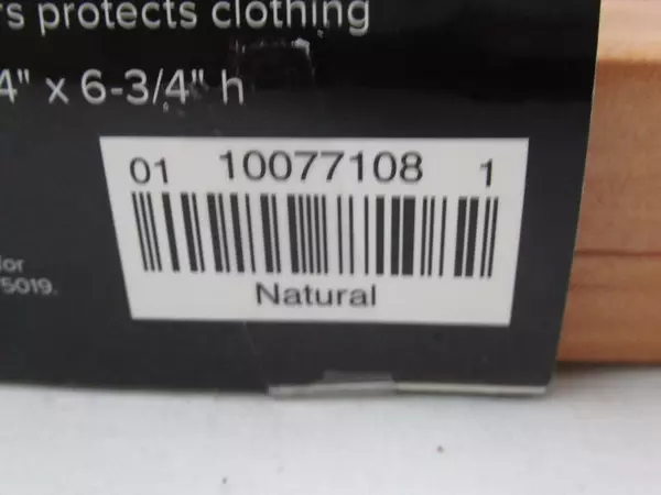 The Container Store Natural Wood Trouser Clamp Hanger Pants NWT Metal Hook