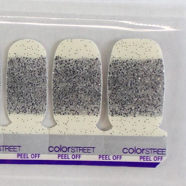 Color Street Dripping in Diamonds Nail Polish Strips C02310 Glitter Sealed