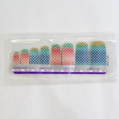 Color Street Any Fin Goes Nail Polish Strips D02909 Mermaid Glitter Sealed