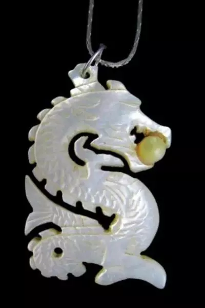 Lot of 4 Vintage Dragon Jewelry Pieces Necklace Pin Back Clip On Earring Pendant