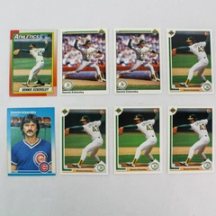 Lot of 8 Dennis Eckersley Baseball Cards Topps Fleer Upper Deck 1987 1990 1991