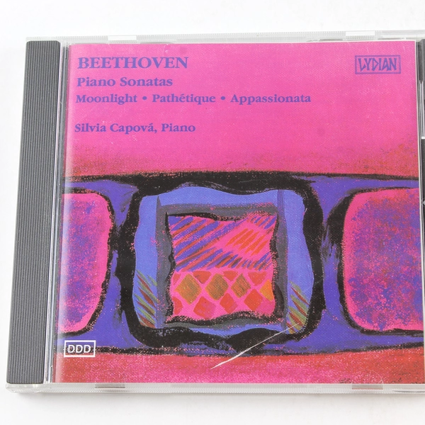 Beethoven Piano Sonatas CD 1992 Classical Music by Silvia Capová Pre-owned