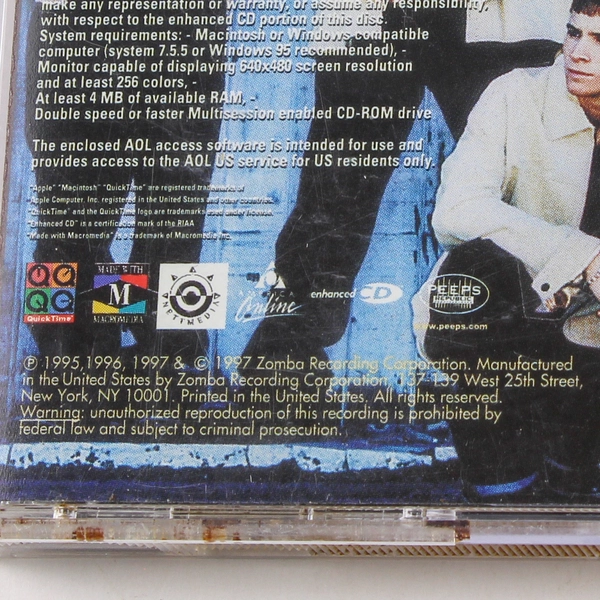 Backstreet Boys CD 1997 Zomba Recording Album Pre-Owned Condition