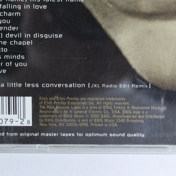 Elvis 30 Number 1 Hits CD 2002 Rock Classics Pre-Owned Cracked Case