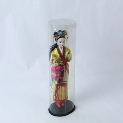 Vintage China Dolls Doll Dynasty Of Chinese Yellow Dress 10.25 Inches Tall