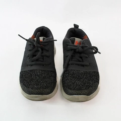 Under Armour Boys Grey Sneakers Size 12K Lace Up Fabric Shoes Pre-owned