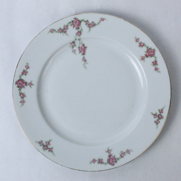 Lot of 4 Heinrich H & Co Selb Bavaria Rosalinda Dinner Plates 9.75 Inch