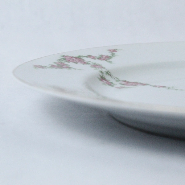 Lot of 4 Heinrich H & Co Selb Bavaria Rosalinda Dinner Plates 9.75 Inch