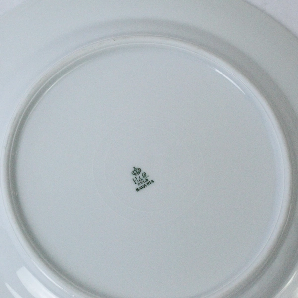 Lot of 4 Heinrich H & Co Selb Bavaria Rosalinda Dinner Plates 9.75 Inch