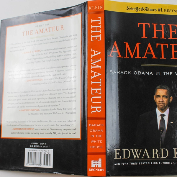The Amateur by Edward Klein 2012 Hardcover Barack Obama in The White House