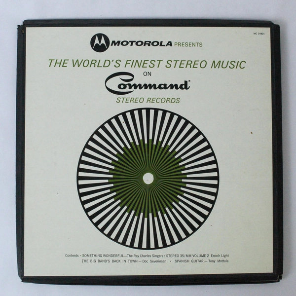 Motorola Presents The World's Finest Stereo Music Record Set 1962 Command