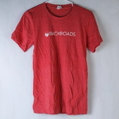Bella + Canvas T Tee Shirt Top Backroads Women's Size Small Red Short Sleeves