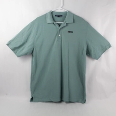 Port Authority Signature HNTB Polo Shirt Men's Size L Turquoise Short Sleeves 