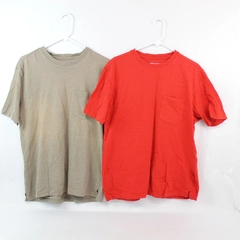 Lot of 2 Great Northwest Men's T-Shirts Medium Brown Red Short Sleeves