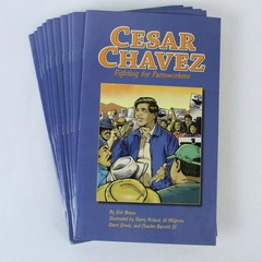 Lot of 10 Cesar Chavez Fighting for Farmworkers Books by Eric Braun