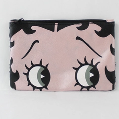 Ipsy Betty Boop X Makeup Bag 7x5 Black Sequins Betty Boop Eyes