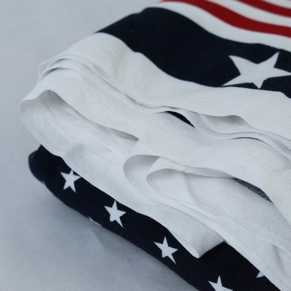 Fabric Cutters Red White Blue Star Stripes Patriotic 4 Yards Poly Cotton