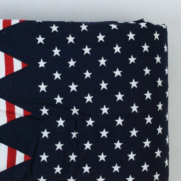 Fabric Cutters Red White Blue Star Stripes Patriotic 4 Yards Poly Cotton