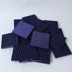 Lot 20 Math Base 10 Replacement 100 Unit Plastic Homeschool Math Manipulatives