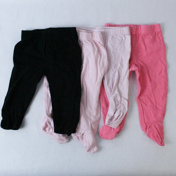 Lot of 4 Baby Girl Size 3-6 Months Bottoms Pants Children's Place Child Of Mine
