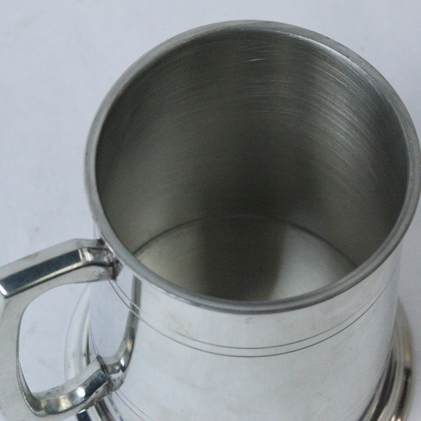 Loxley College Pewter and Stainless Steel Tankard Beer Stein Mug 