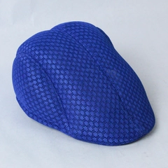 Blue Mesh Newspaper Hat Cap for Men Size 59 Breathable Summer Accessory