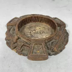Vintage Nifty Wood Frame For A Round Ashtray