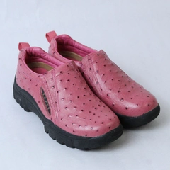 Roper Performance Shoe's Women's Size 5 Pink Casual Slip-On Leather Upper