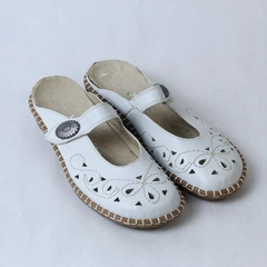 Remonte Dorndorf Women's Size 36 White Slip-On Shoes, Easy Fasten- Repaired