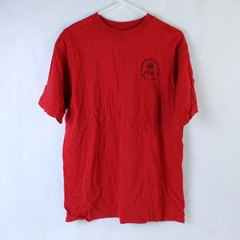 Union Line Peru Union Strength T Tee Shirt Men's Size L Red Short Sleeves